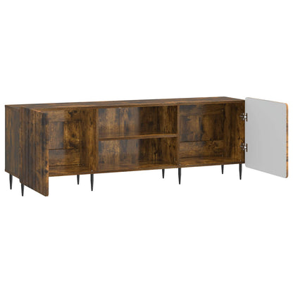 vidaXL TV Cabinet Smoked Oak 150 x 31 x 52 cm Engineered Wood