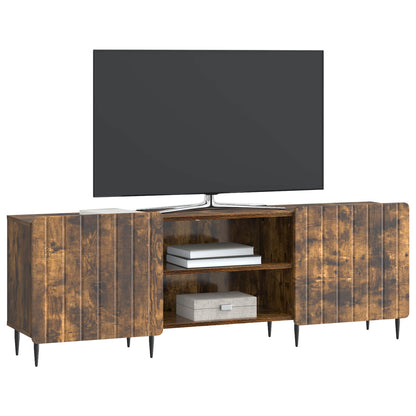 vidaXL TV Cabinet Smoked Oak 150 x 31 x 52 cm Engineered Wood