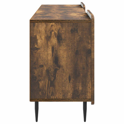 vidaXL TV Cabinet Smoked Oak 150 x 31 x 52 cm Engineered Wood