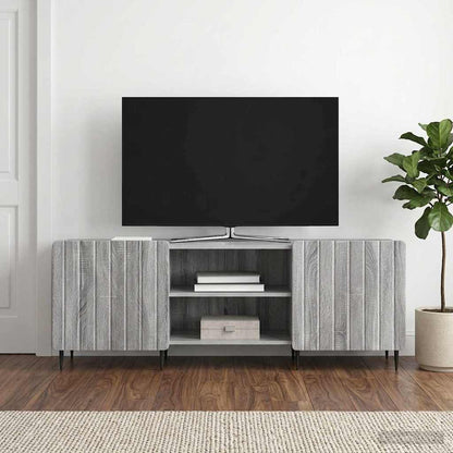 vidaXL TV Cabinet Grey Sonoma 150 x 31 x 52 cm Engineered Wood