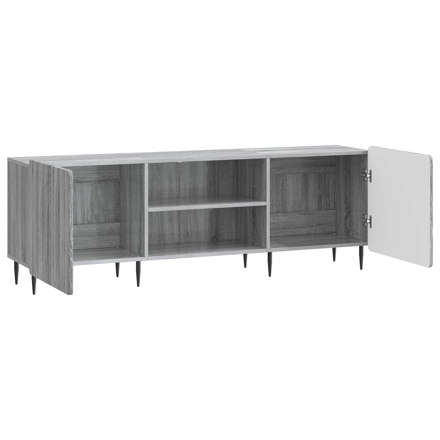 vidaXL TV Cabinet Grey Sonoma 150 x 31 x 52 cm Engineered Wood