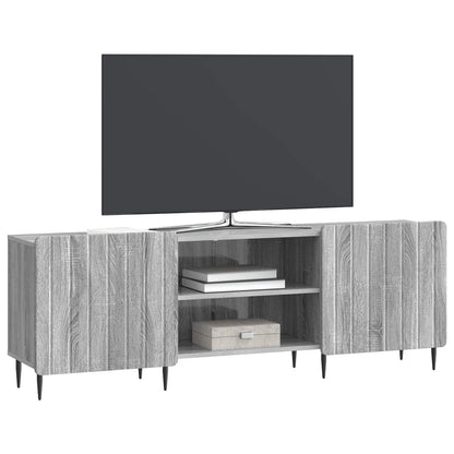 vidaXL TV Cabinet Grey Sonoma 150 x 31 x 52 cm Engineered Wood