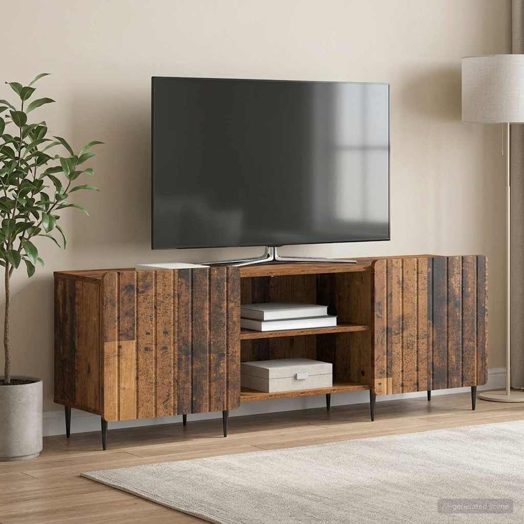 vidaXL TV Cabinet Old Wood 150 x 31 x 52 cm Engineered Wood