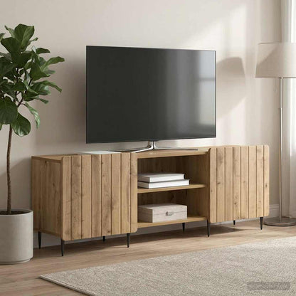 vidaXL TV Cabinet 150 x 31 x 52 cm Artisan Oak Engineered Wood