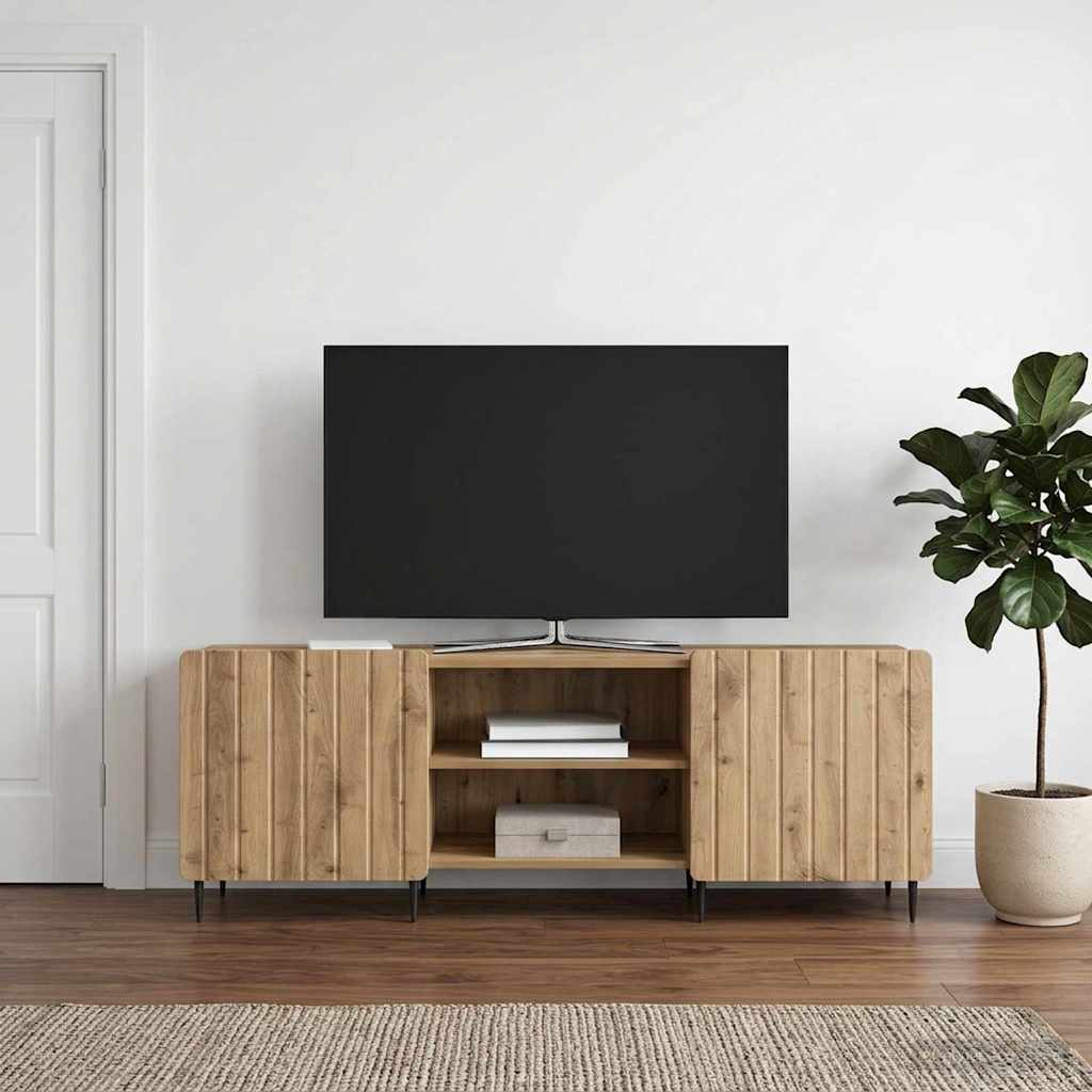 vidaXL TV Cabinet 150 x 31 x 52 cm Artisan Oak Engineered Wood