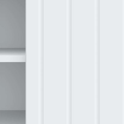 vidaXL TV Cabinet White 102 x 34.5 x 52 cm Engineered Wood
