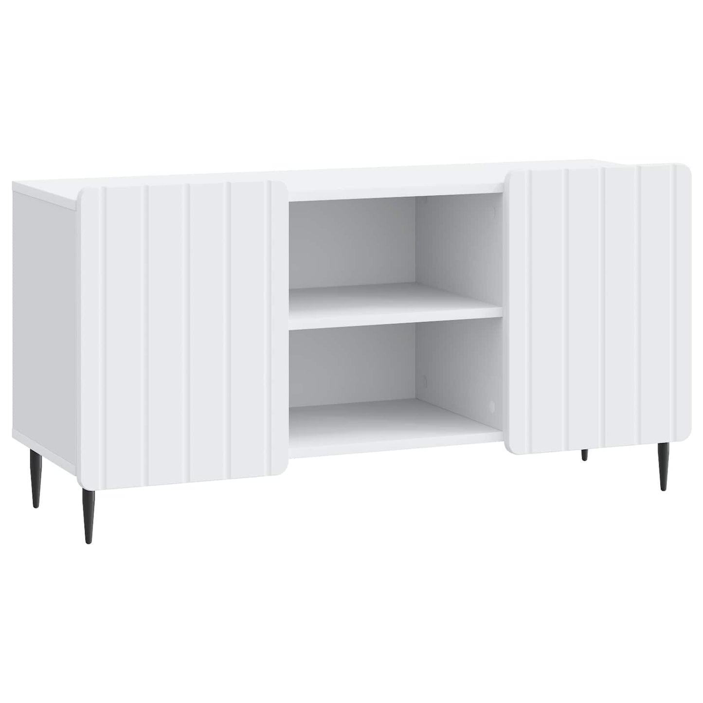vidaXL TV Cabinet White 102 x 34.5 x 52 cm Engineered Wood