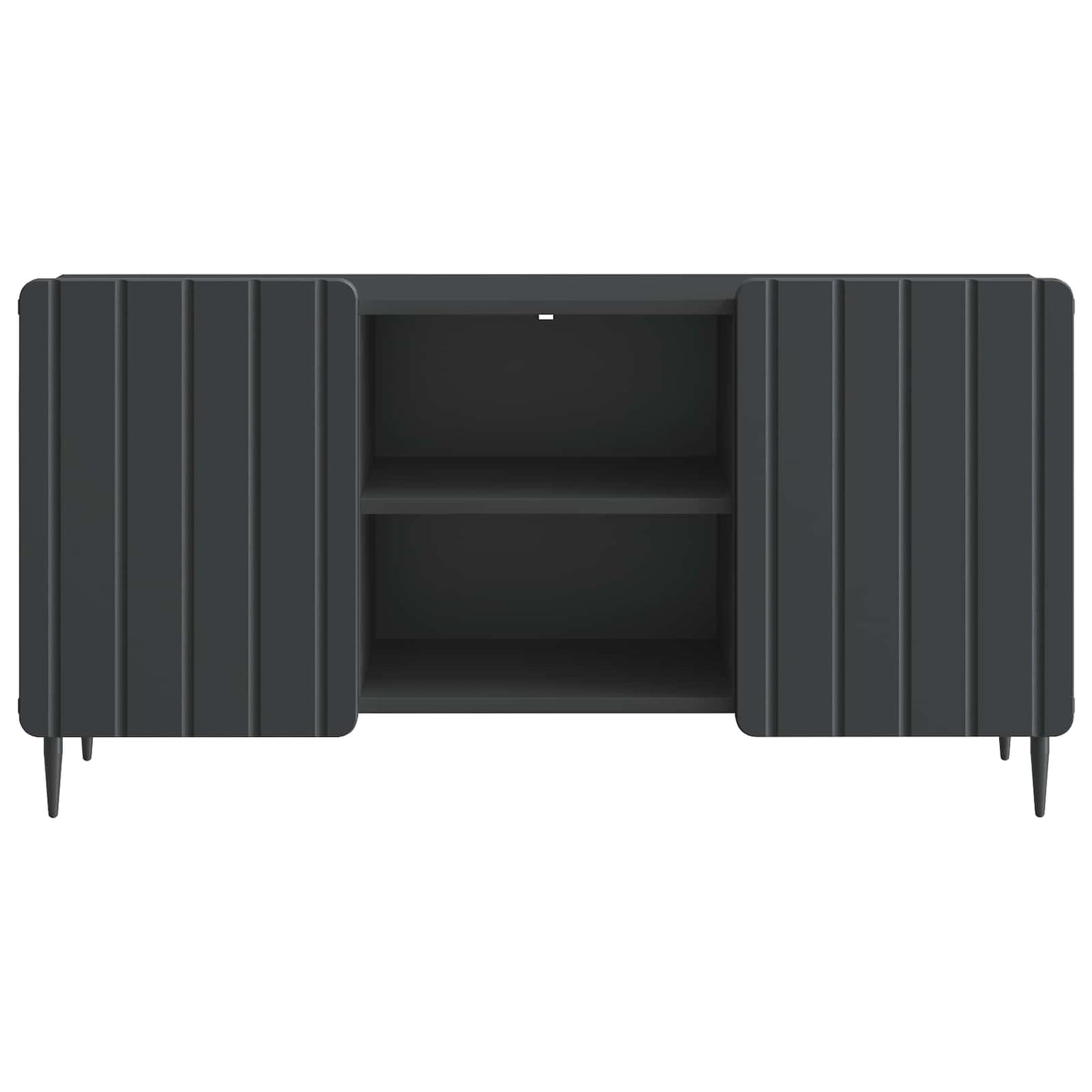 vidaXL TV Cabinet Black 102 x 34.5 x 52 cm Engineered Wood
