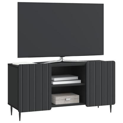 vidaXL TV Cabinet Black 102 x 34.5 x 52 cm Engineered Wood