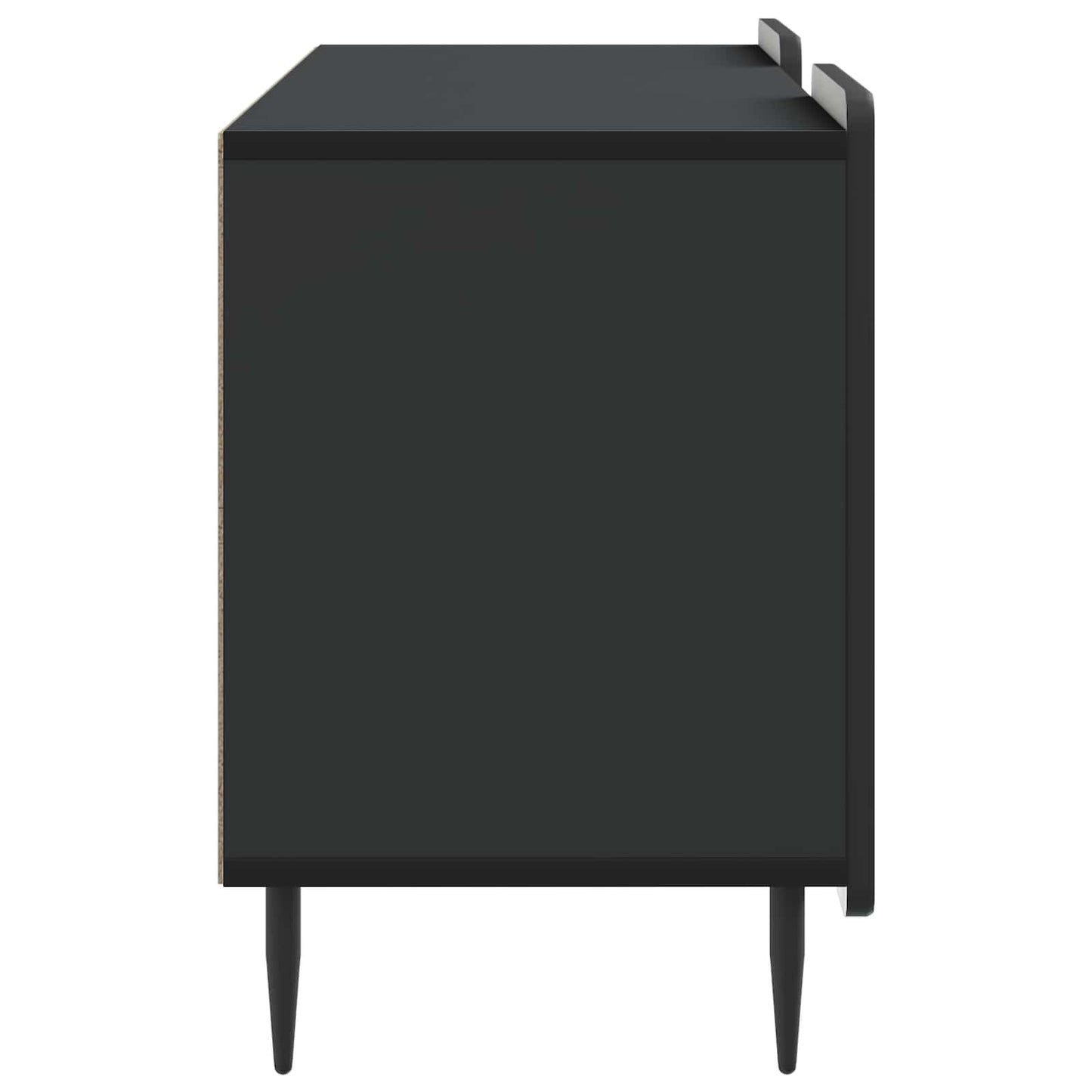 vidaXL TV Cabinet Black 102 x 34.5 x 52 cm Engineered Wood