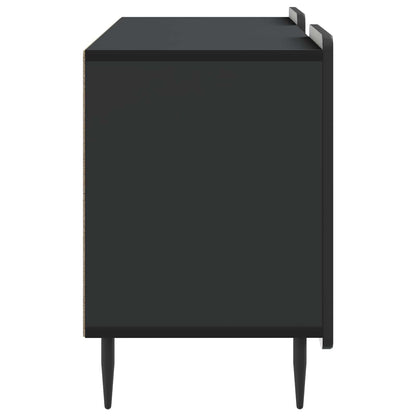 vidaXL TV Cabinet Black 102 x 34.5 x 52 cm Engineered Wood