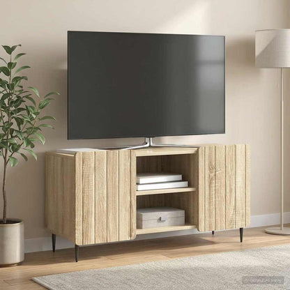 vidaXL TV Cabinet Sonoma Oak 102 x 34.5 x 52 cm Engineered Wood