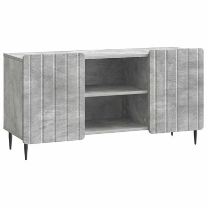 vidaXL TV Cabinet 102 x 34.5 x 52 cm Concrete Grey Engineered Wood