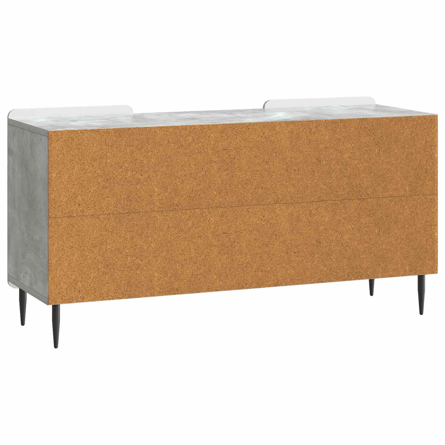 vidaXL TV Cabinet 102 x 34.5 x 52 cm Concrete Grey Engineered Wood