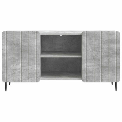 vidaXL TV Cabinet 102 x 34.5 x 52 cm Concrete Grey Engineered Wood