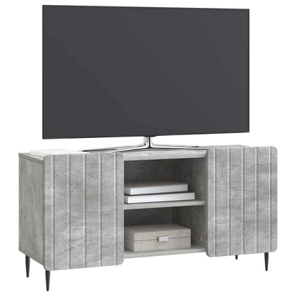 vidaXL TV Cabinet 102 x 34.5 x 52 cm Concrete Grey Engineered Wood