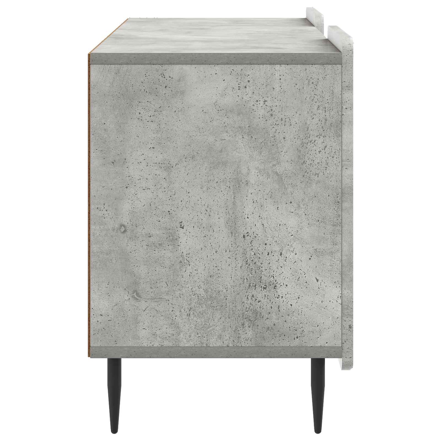vidaXL TV Cabinet 102 x 34.5 x 52 cm Concrete Grey Engineered Wood
