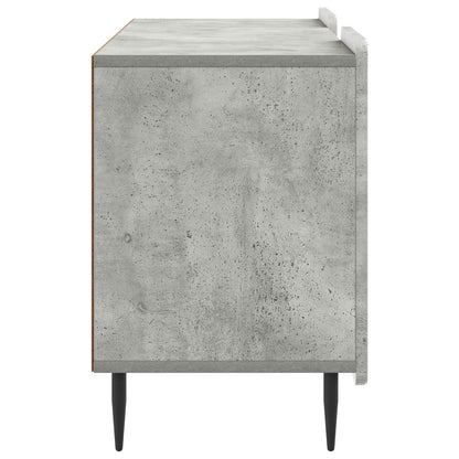 vidaXL TV Cabinet 102 x 34.5 x 52 cm Concrete Grey Engineered Wood