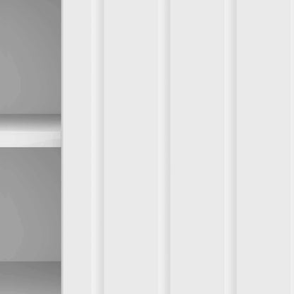 vidaXL TV Cabinet High Gloss White 102 x 34.5 x 52 cm Engineered Wood