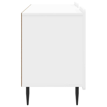 vidaXL TV Cabinet High Gloss White 102 x 34.5 x 52 cm Engineered Wood