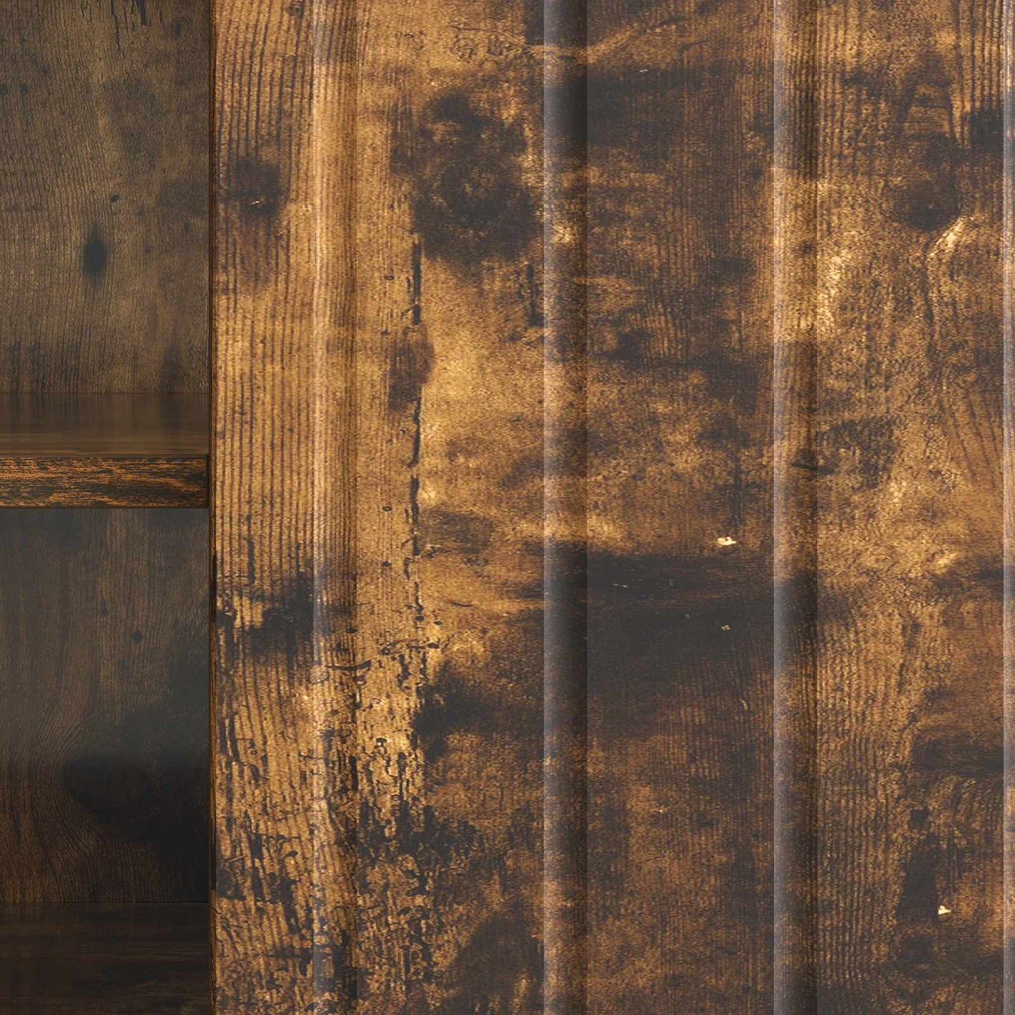 vidaXL TV Cabinet Smoked Oak 102 x 34.5 x 52 cm Engineered Wood