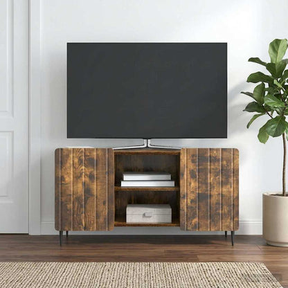 vidaXL TV Cabinet Smoked Oak 102 x 34.5 x 52 cm Engineered Wood