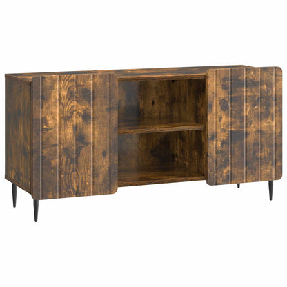 vidaXL TV Cabinet 102 x 34.5 x 52 cm Smoked Oak Engineered Wood