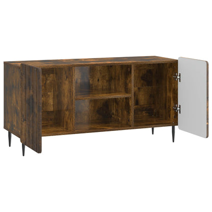 vidaXL TV Cabinet Smoked Oak 102 x 34.5 x 52 cm Engineered Wood