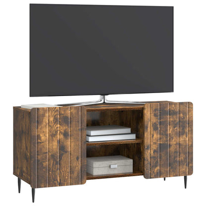 vidaXL TV Cabinet Smoked Oak 102 x 34.5 x 52 cm Engineered Wood
