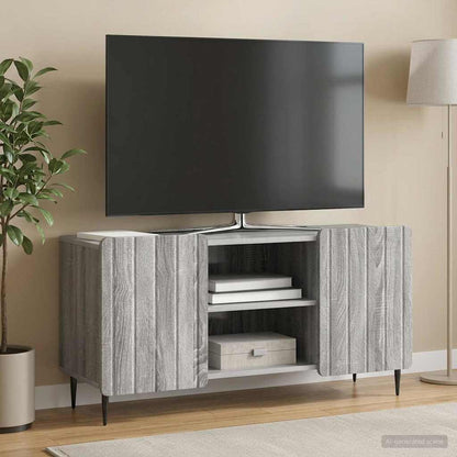 vidaXL TV Cabinet Grey Sonoma 102 x 34.5 x 52 cm Engineered Wood