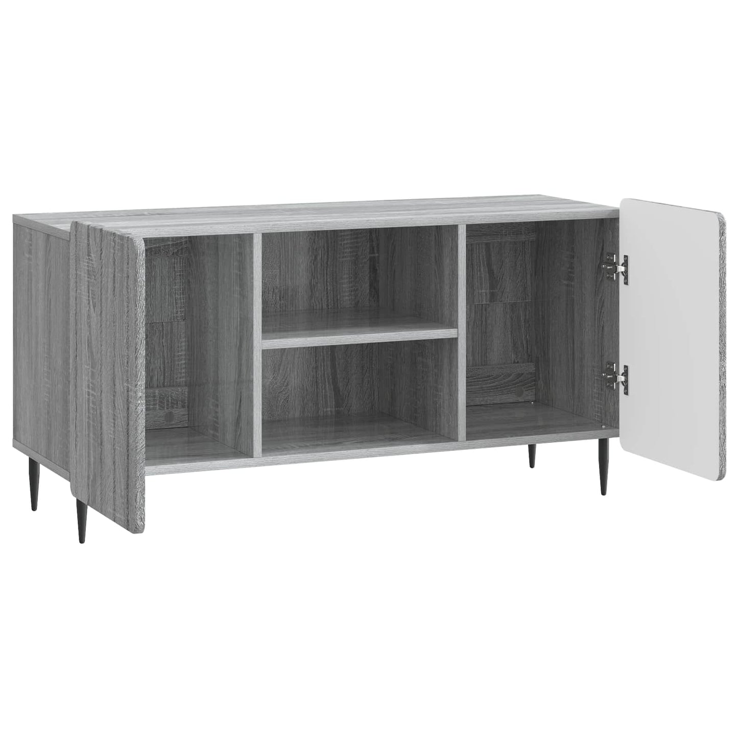 vidaXL TV Cabinet Grey Sonoma 102 x 34.5 x 52 cm Engineered Wood