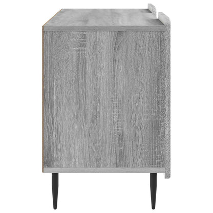vidaXL TV Cabinet Grey Sonoma 102 x 34.5 x 52 cm Engineered Wood