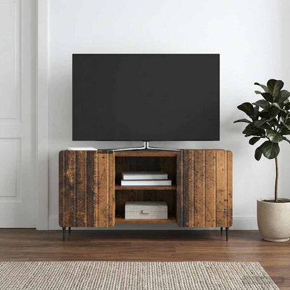 vidaXL TV Cabinet 102 x 34.5 x 52 cm Old Wood Engineered Wood