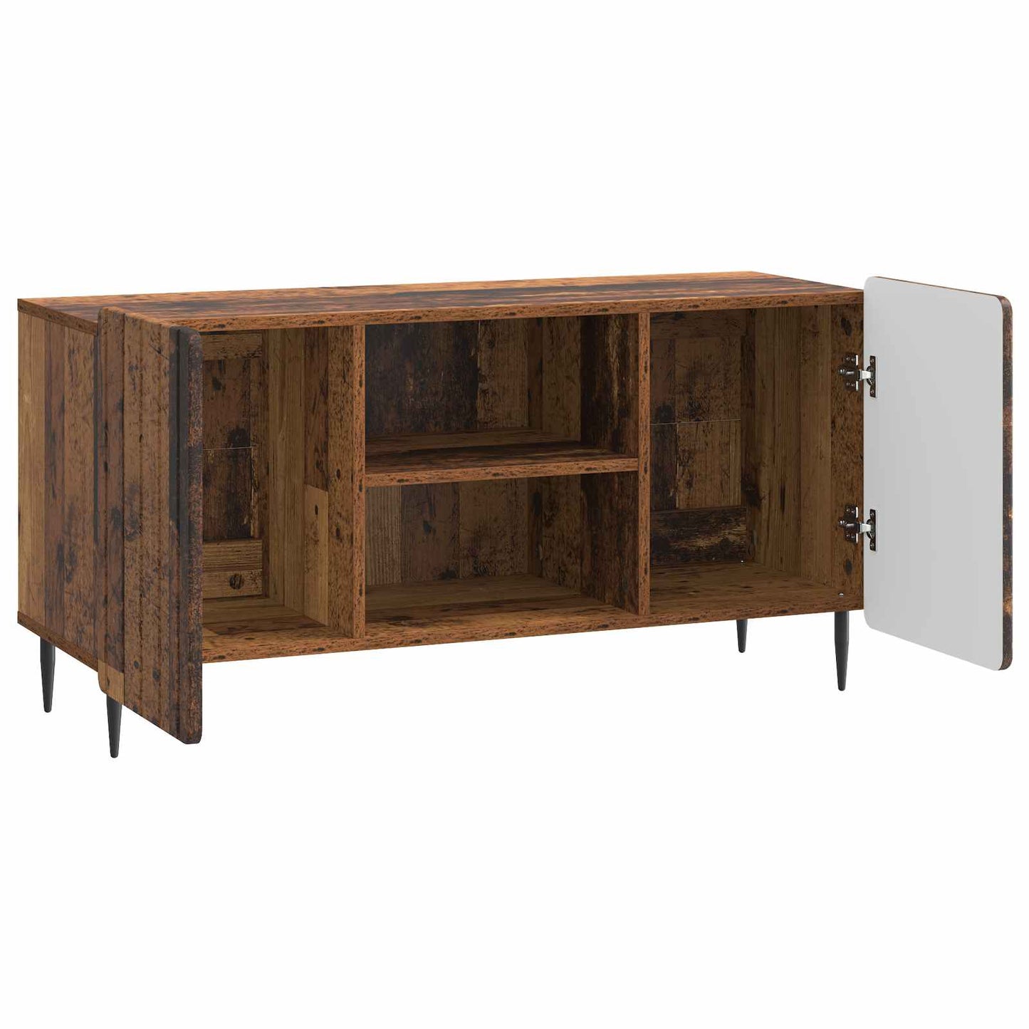 vidaXL TV Cabinet 102 x 34.5 x 52 cm Old Wood Engineered Wood