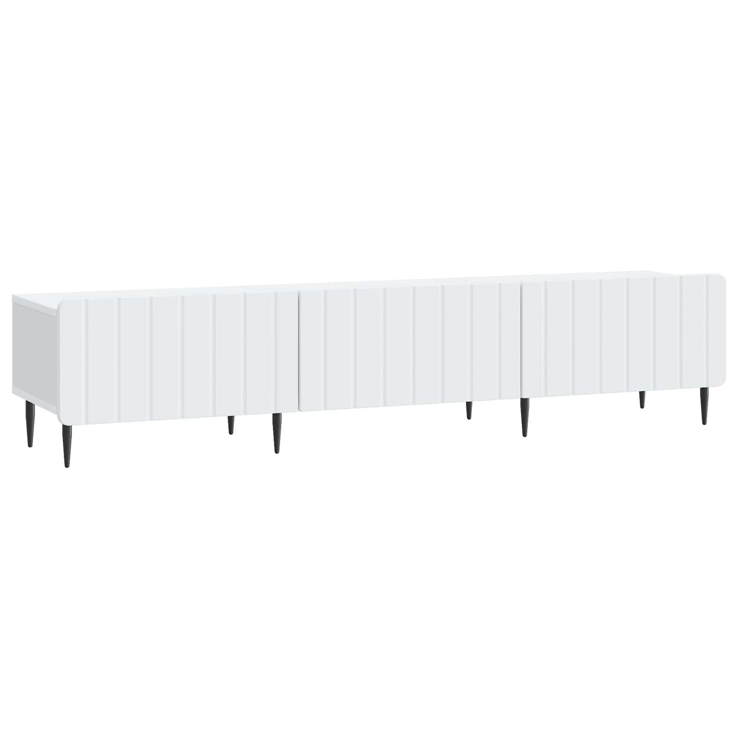vidaXL TV Cabinet with Drawer White 147 x 34.5 x 32 cm Engineered Wood