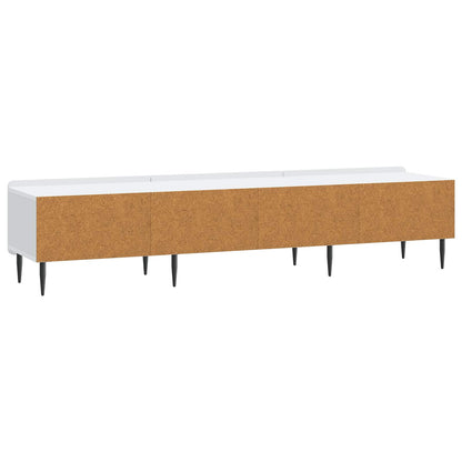 vidaXL TV Cabinet with Drawer White 147 x 34.5 x 32 cm Engineered Wood