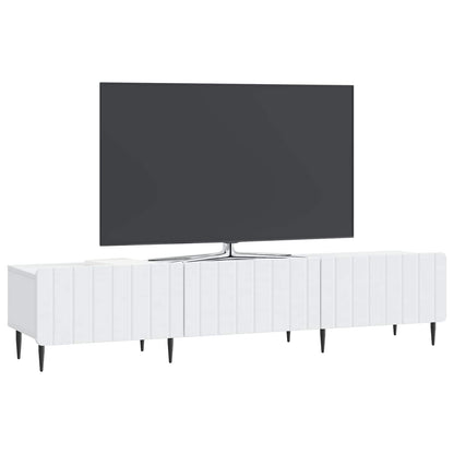 vidaXL TV Cabinet with Drawer White 147 x 34.5 x 32 cm Engineered Wood