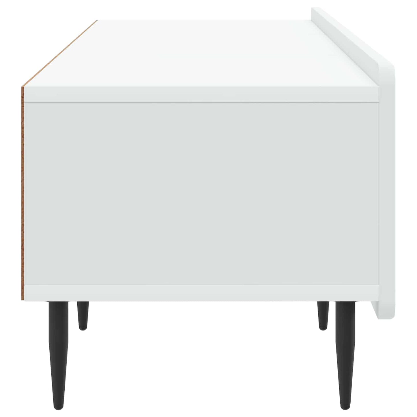 vidaXL TV Cabinet with Drawer White 147 x 34.5 x 32 cm Engineered Wood