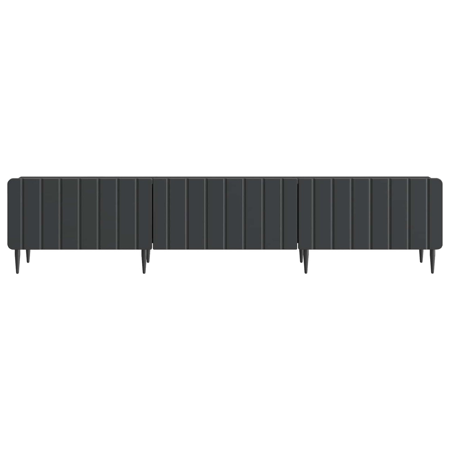 vidaXL TV Cabinet with Drawer Black 147 x 34.5 x 32 cm Engineered Wood