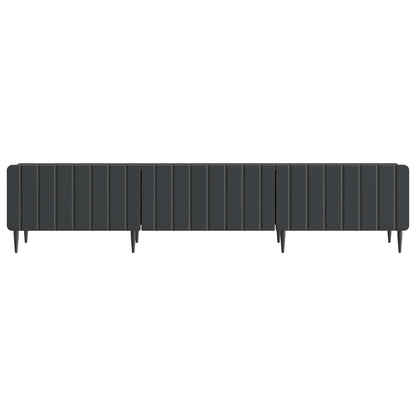 vidaXL TV Cabinet with Drawer Black 147 x 34.5 x 32 cm Engineered Wood