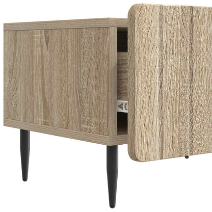 vidaXL TV Cabinet Sonoma Oak 147 x 34.5 x 32 cm Engineered Wood