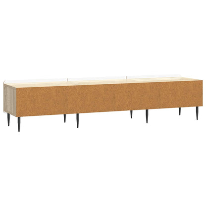 vidaXL TV Cabinet Sonoma Oak 147 x 34.5 x 32 cm Engineered Wood
