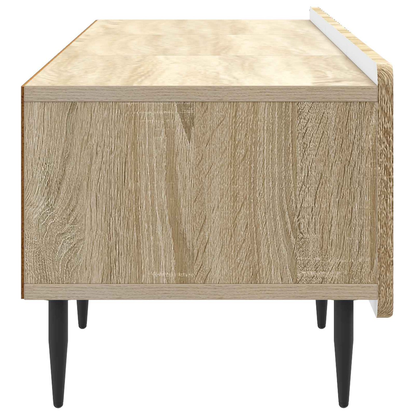 vidaXL TV Cabinet Sonoma Oak 147 x 34.5 x 32 cm Engineered Wood