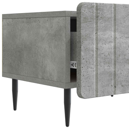 vidaXL TV Cabinet Concrete Grey 147 x 34.5 x 32 cm Engineered Wood