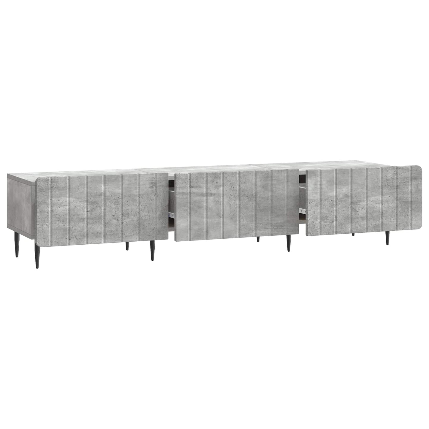 vidaXL TV Cabinet Concrete Grey 147 x 34.5 x 32 cm Engineered Wood
