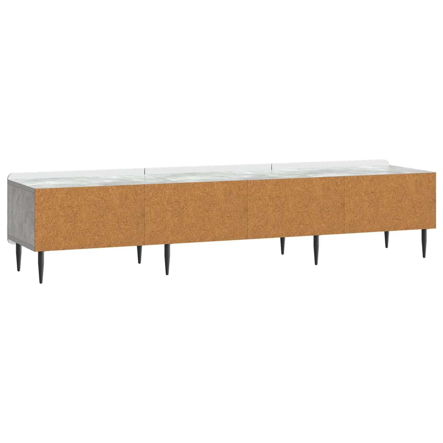 vidaXL TV Cabinet Concrete Grey 147 x 34.5 x 32 cm Engineered Wood