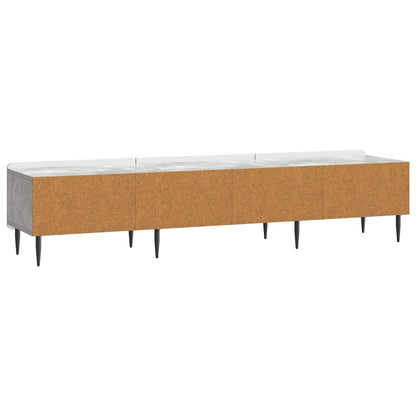 vidaXL TV Cabinet Concrete Grey 147 x 34.5 x 32 cm Engineered Wood