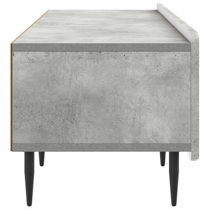 vidaXL TV Cabinet Concrete Grey 147 x 34.5 x 32 cm Engineered Wood