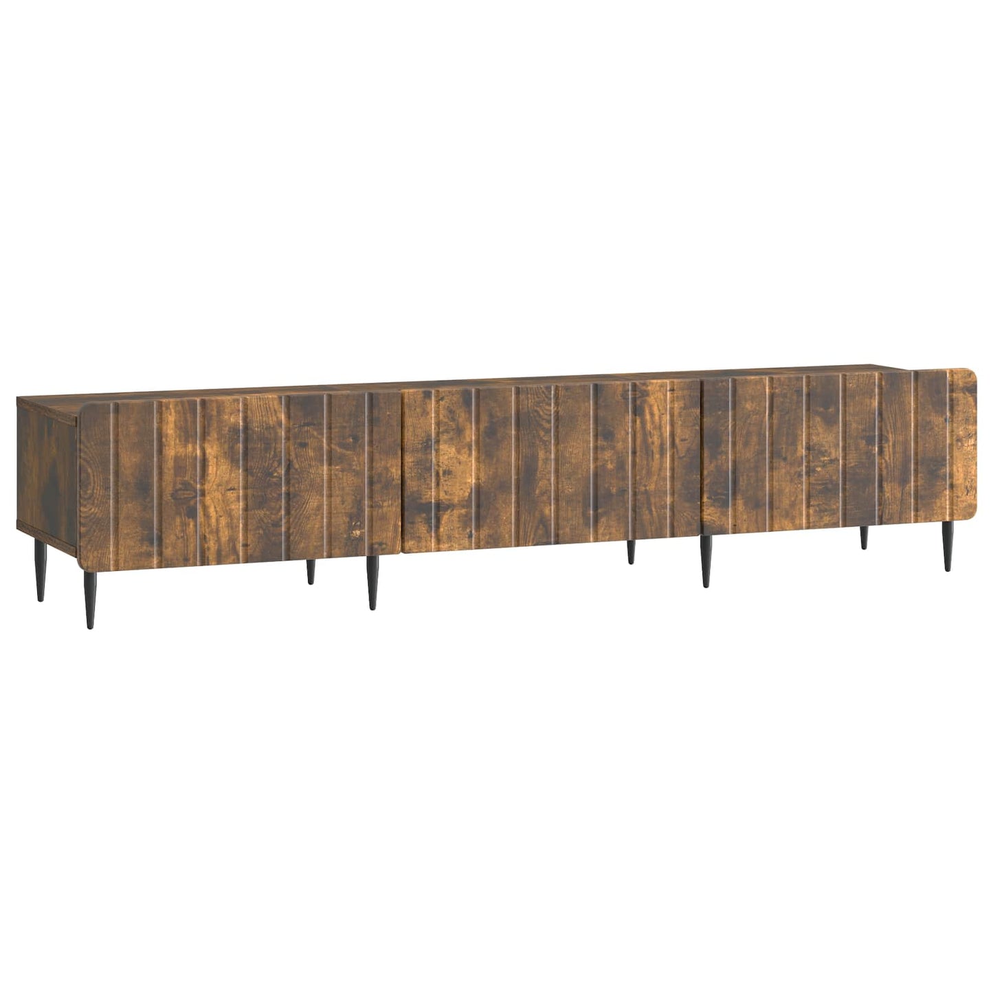 vidaXL TV Cabinet Smoked Oak 147 x 34.5 x 32 cm Engineered Wood