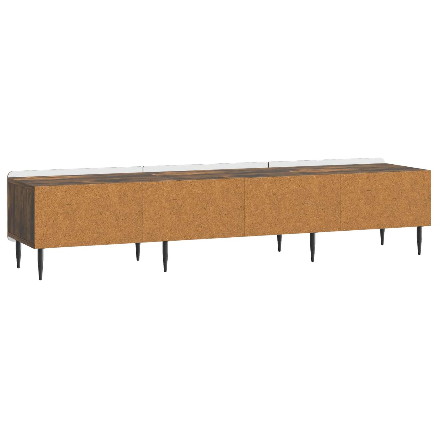 vidaXL TV Cabinet Smoked Oak 147 x 34.5 x 32 cm Engineered Wood